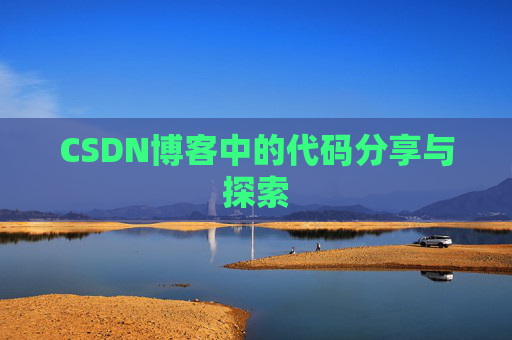 CSDN博客中的代码分享与探索